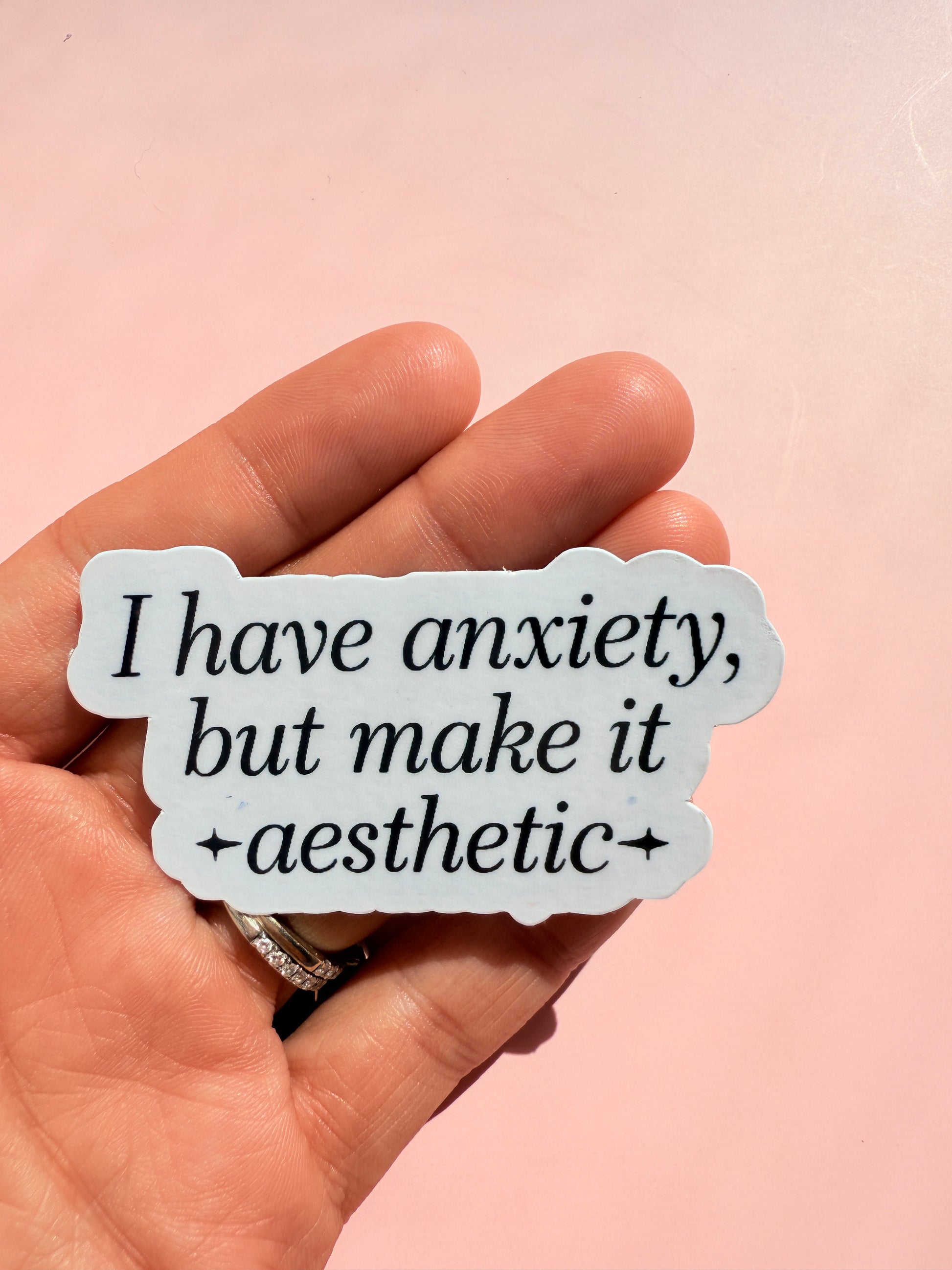 Mental Health Sticker Pack | 8-Piece Anxiety Humor Relatable Quotes Vinyl Decal | Neurodivergent Self-Love Overthinking Laptop Water Bottle Stickers | 2.3-3" Sizes - The Sticker Era