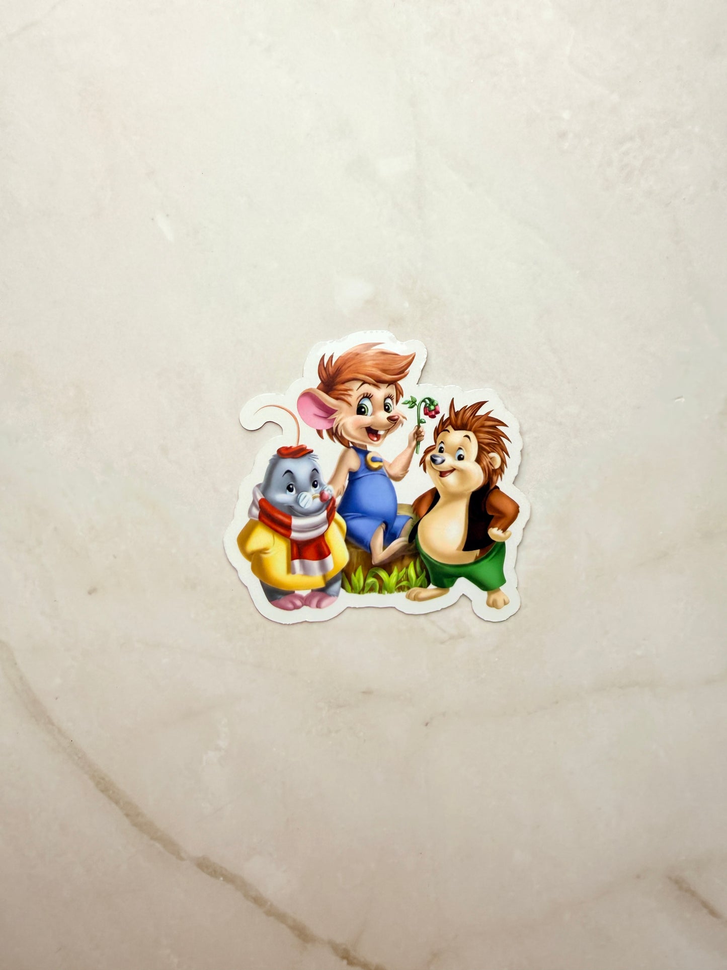 Vintage 90's Sticker | Cozy 90s Cartoon Vinyl Decal