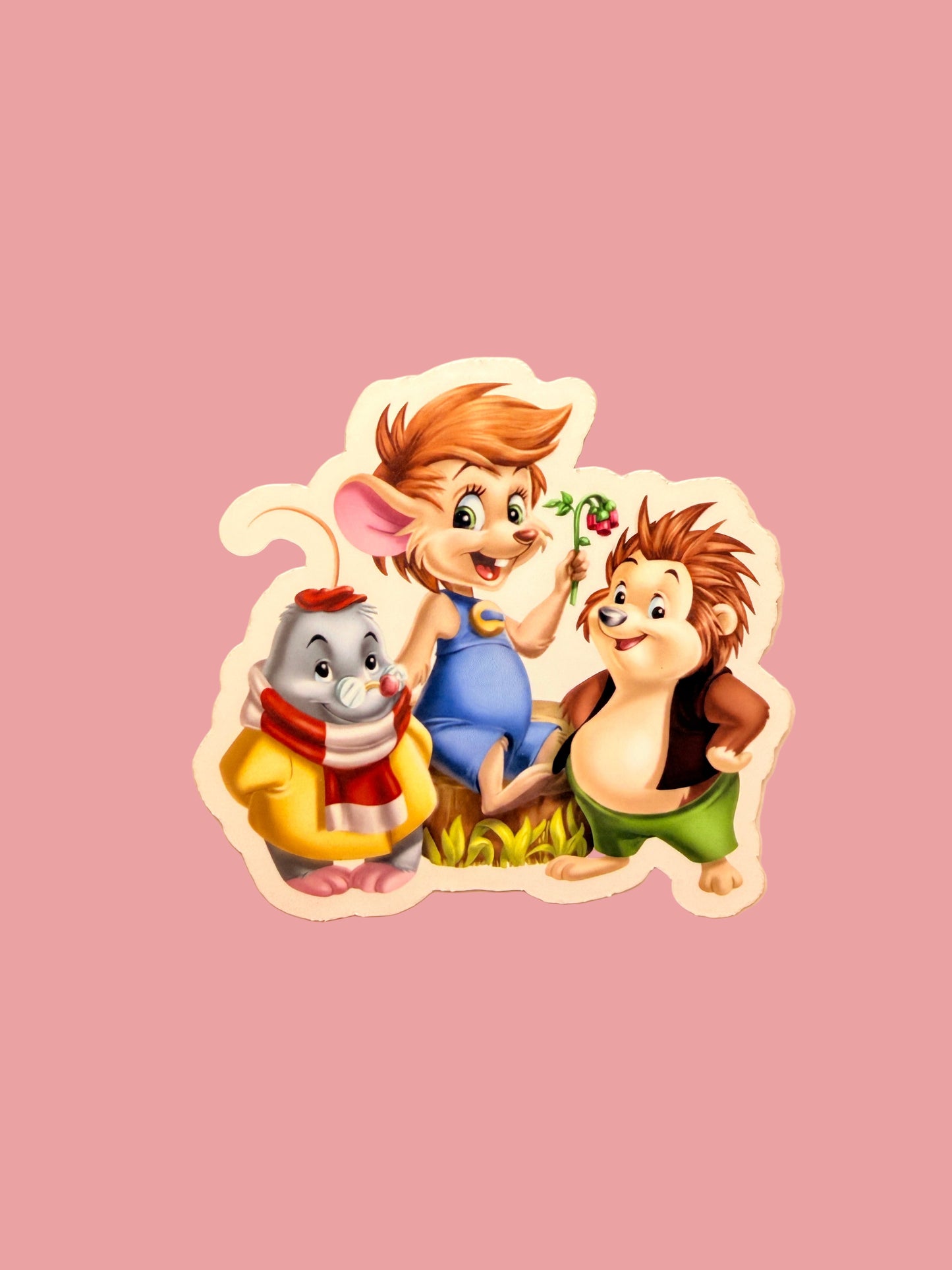 Vintage 90's Sticker | Cozy 90s Cartoon Vinyl Decal