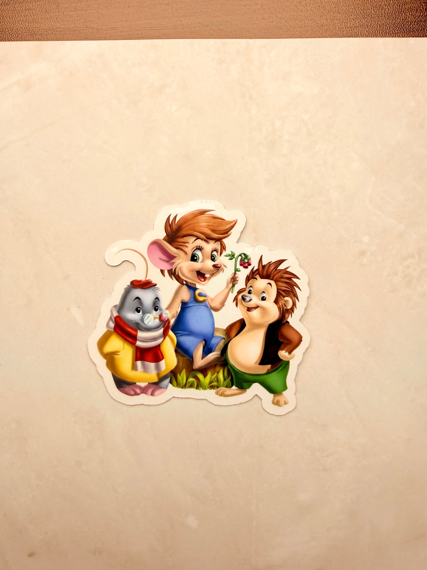 Vintage 90's Sticker | Cozy 90s Cartoon Vinyl Decal