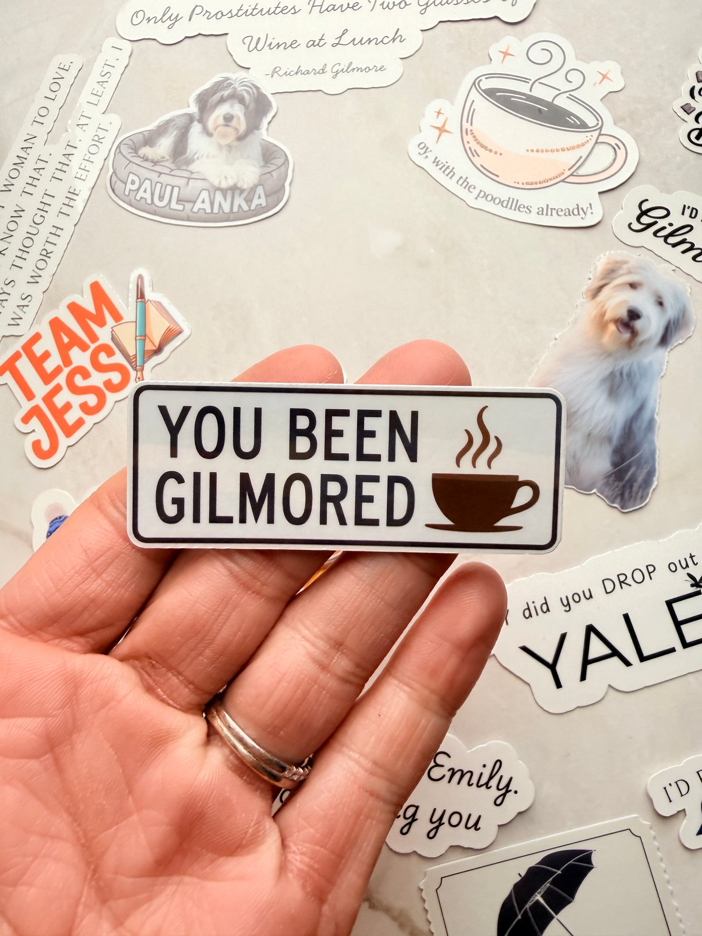Gilmore Girls Sticker Bundle | Cozy TV Show Vinyl Stickers for Readers & Coffee Lovers