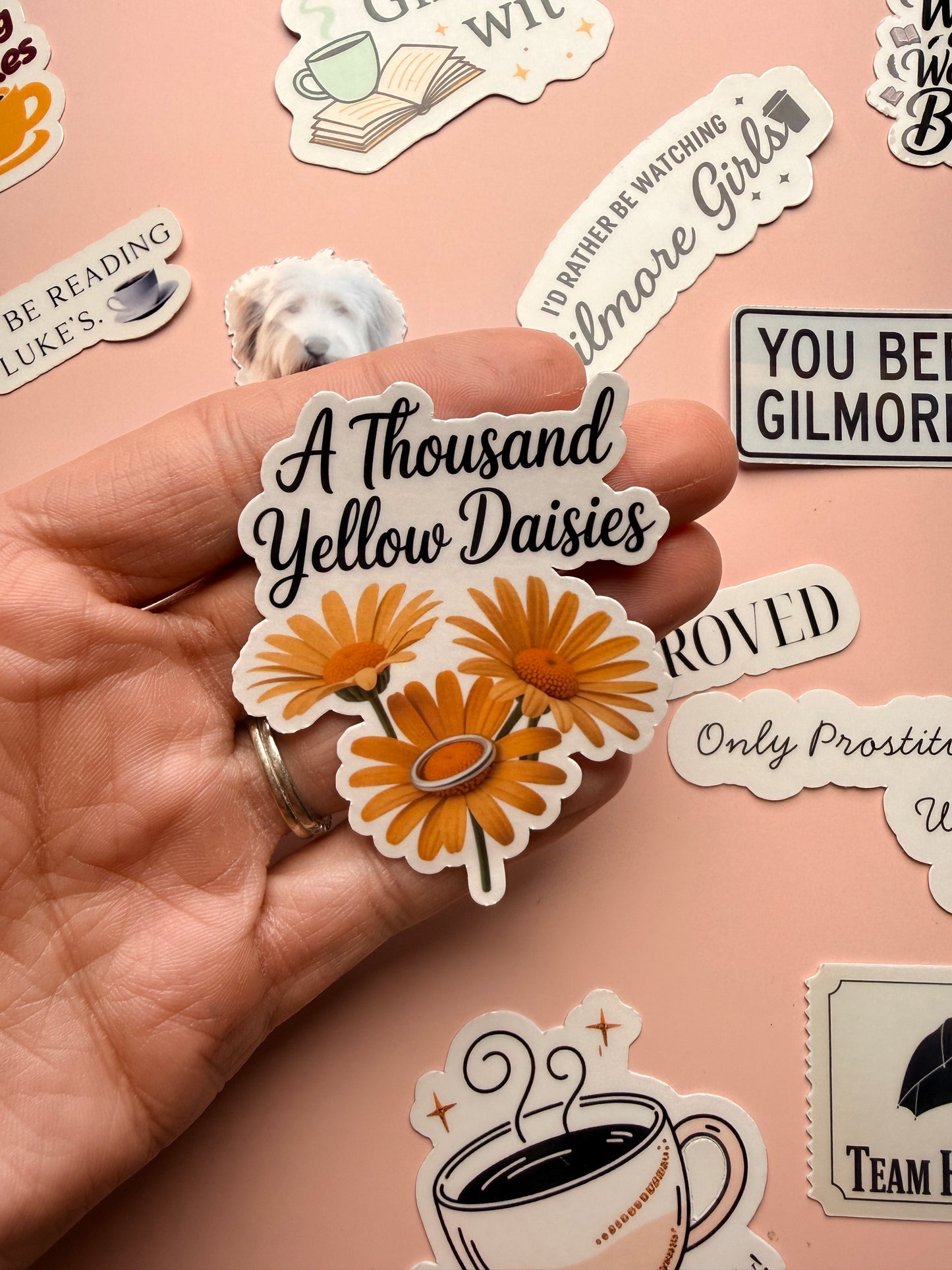 Gilmore Girls Sticker Bundle | Cozy TV Show Vinyl Stickers for Readers & Coffee Lovers