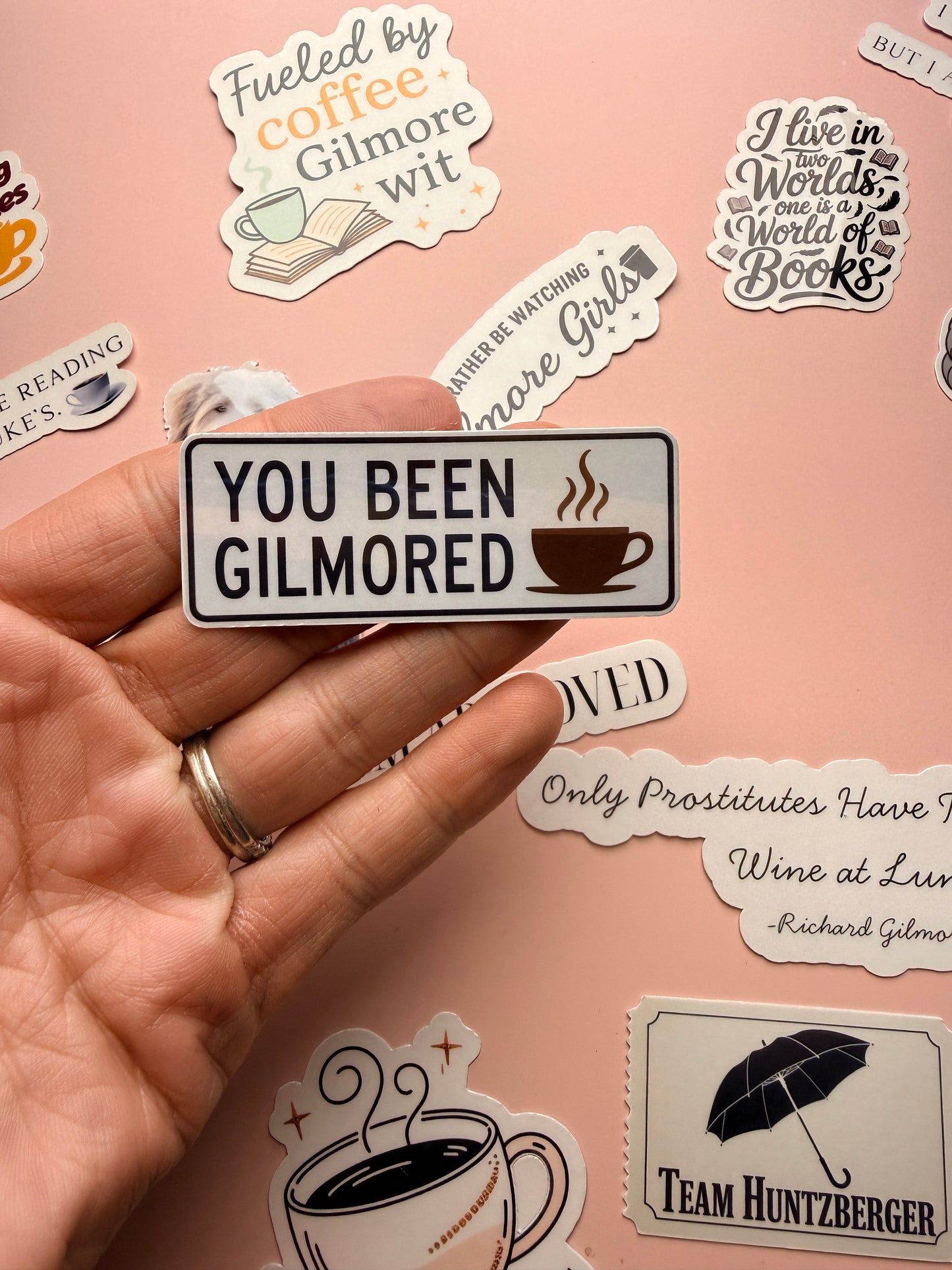 Gilmore Girls Sticker Bundle | Cozy TV Show Vinyl Stickers for Readers & Coffee Lovers