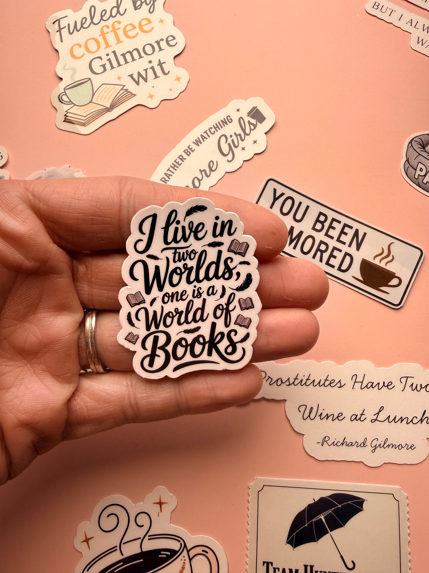 Gilmore Girls Sticker Bundle | Cozy TV Show Vinyl Stickers for Readers & Coffee Lovers