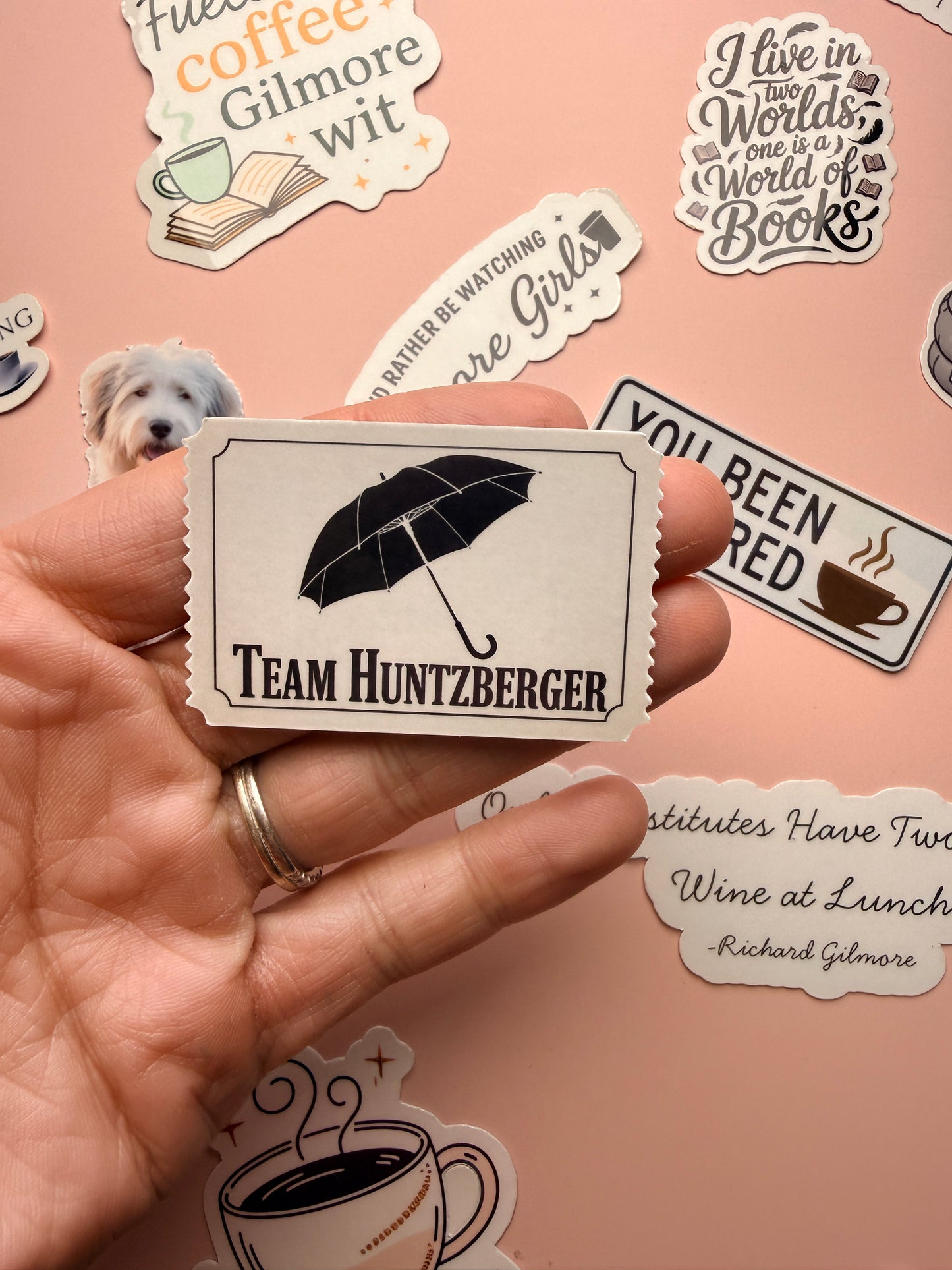 Gilmore Girls Sticker Bundle | Cozy TV Show Vinyl Stickers for Readers & Coffee Lovers