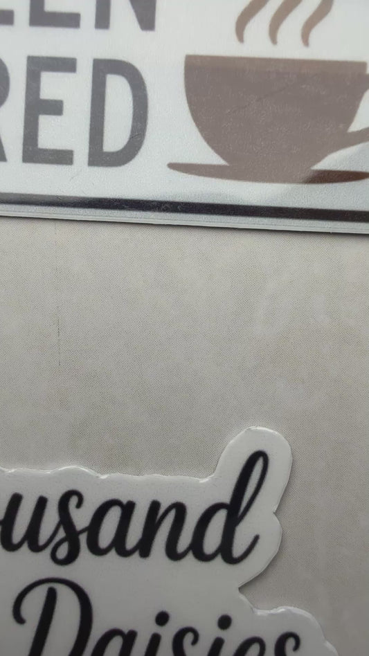 Gilmore Girls Sticker Bundle | Cozy TV Show Vinyl Stickers for Readers & Coffee Lovers